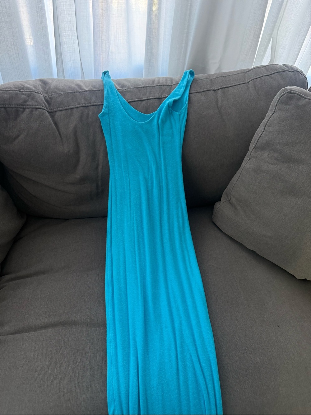 naked wardrobe Turquoise Maxi Dress